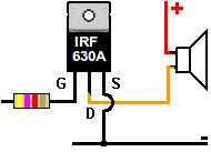 mosfet irf630a