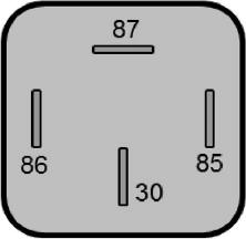 pinouts relay de 4 patas