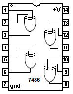 compuerta XOR 7486