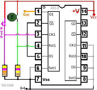 Flip-flop CD4013