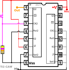 flip-flop CD4027