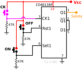 C1213 como driver de interruptor 