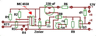 placa control de temperatura