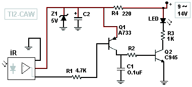 diagrama del probador de controles remotos infrarrojos